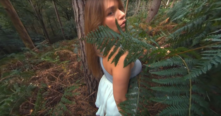 Nataliia Forest Fantasy: Solo Outdoor Tease - Image 1