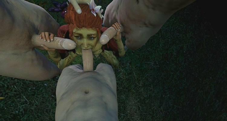 Poison Ivy's Seductive Oral in DC Comics Parody - Image 3