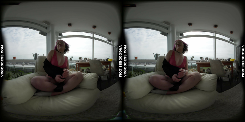 Ellah's Wild Dildo Play in Sunny VR Bliss - Image 1