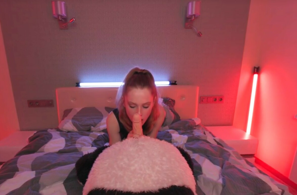 First Time Riding Strapon Dildo and Finishing with Vibrator 1 - Image 5