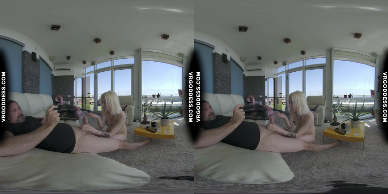 Skinny Pale Ingrida Giving Me Risky Public Rooftop Blowjob Getting Caught Letting Me Cum On Her Tits - Image 7