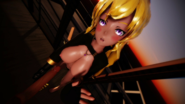 Yang Sunset Standing Handjob - Anime Parody Bliss - Image 2