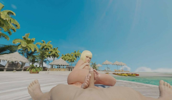 Lili Rochefort Tekken Footjob 90FPS Parody - Image 1