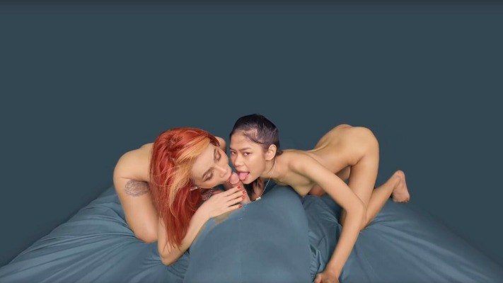 AmyVR and Gael in Intense Blowjob Action - Image 4