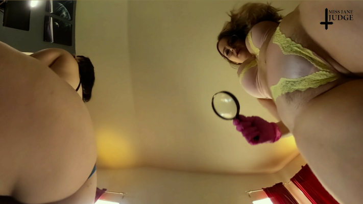 Codi Vore & Jane Judge in Tiny Man Fetish Play - Image 10