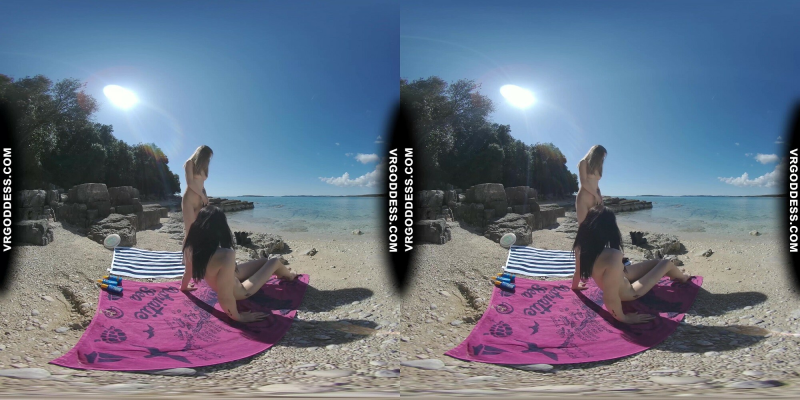 Sunny Beach Afternoon Nude Sunbathing And Searching For Shells On Vacation With Matty Josie - Image 6